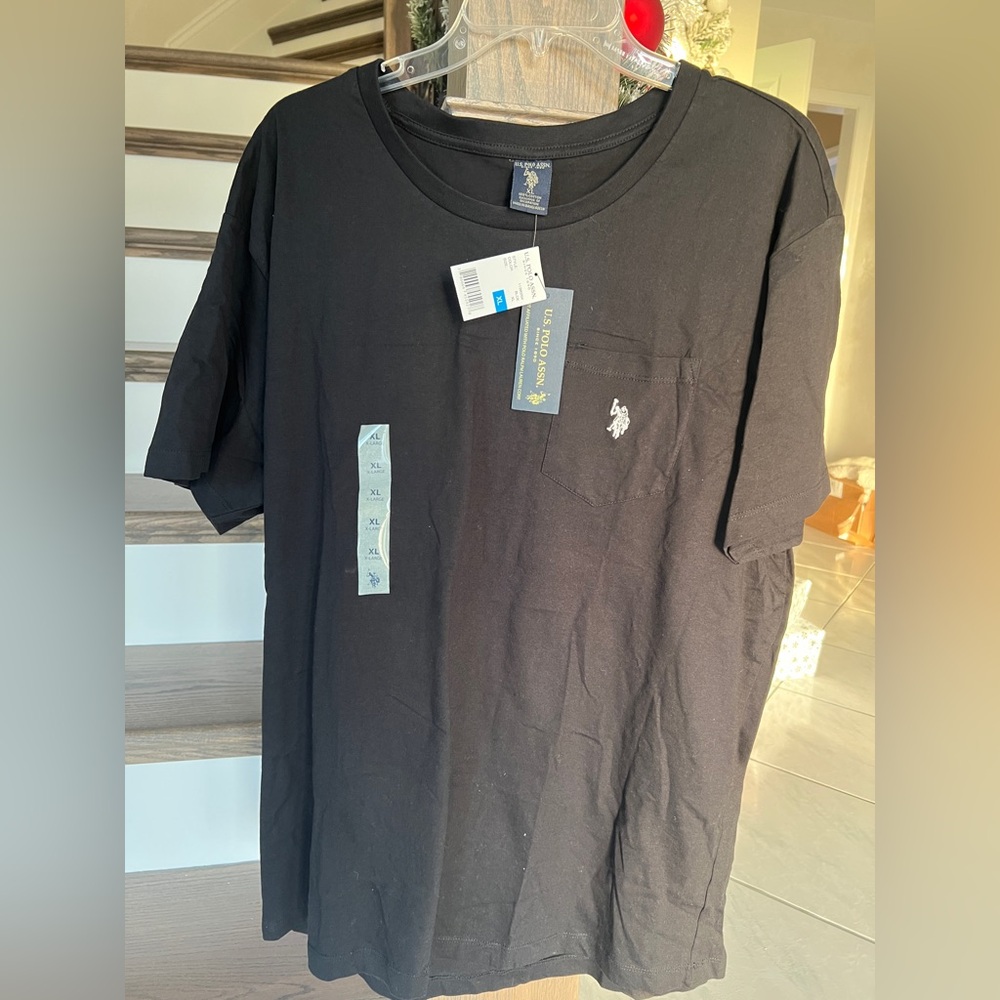 NWT US POLO ASSN Black T-Shirt